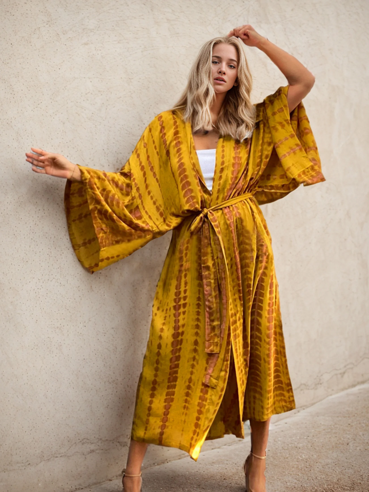 Ocean Breeze | Flowing Batik Kimono