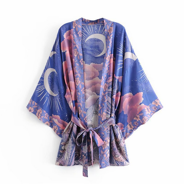 Enchanting Moon | Celestial Kimono - Thalita