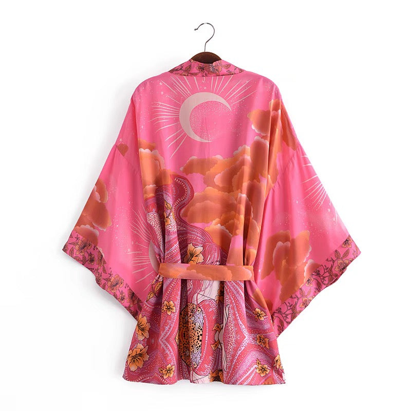 Blush Moonlight | Celestial Kimono - Thalita