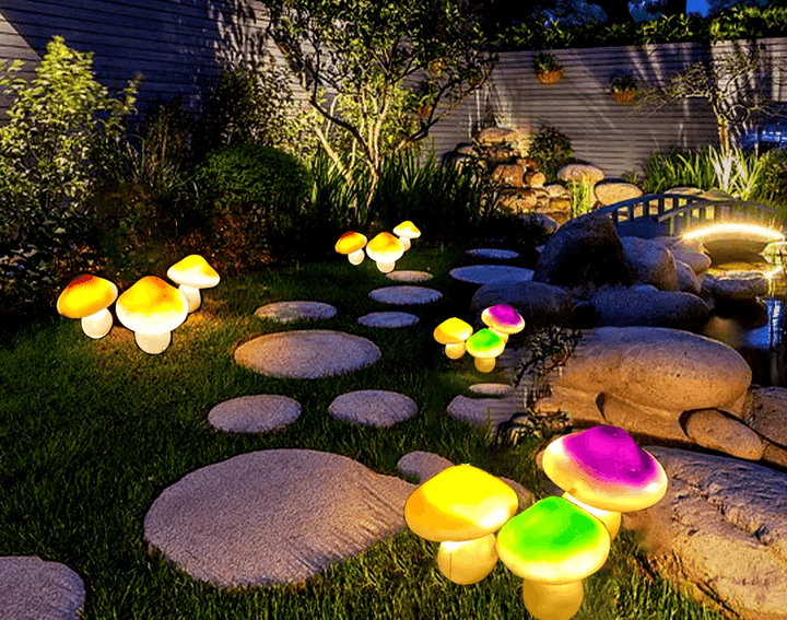 Mystic Forest | Solar Mushroom Lights