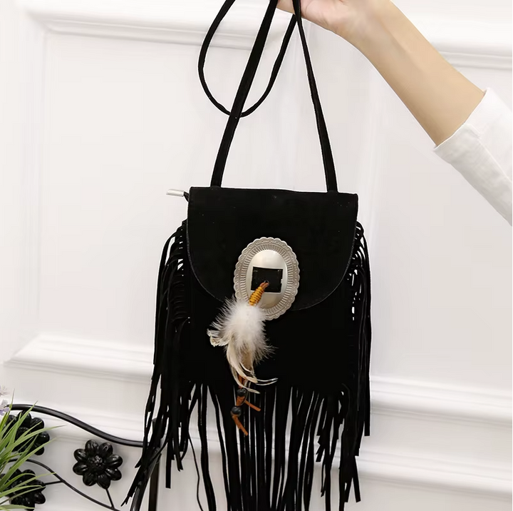 Velvet Dune | Tassel Bag