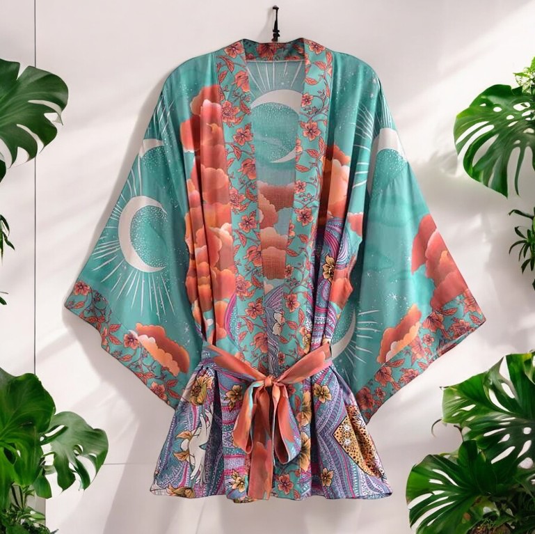 Ethereal Moon | Celestial Kimono - Thalita