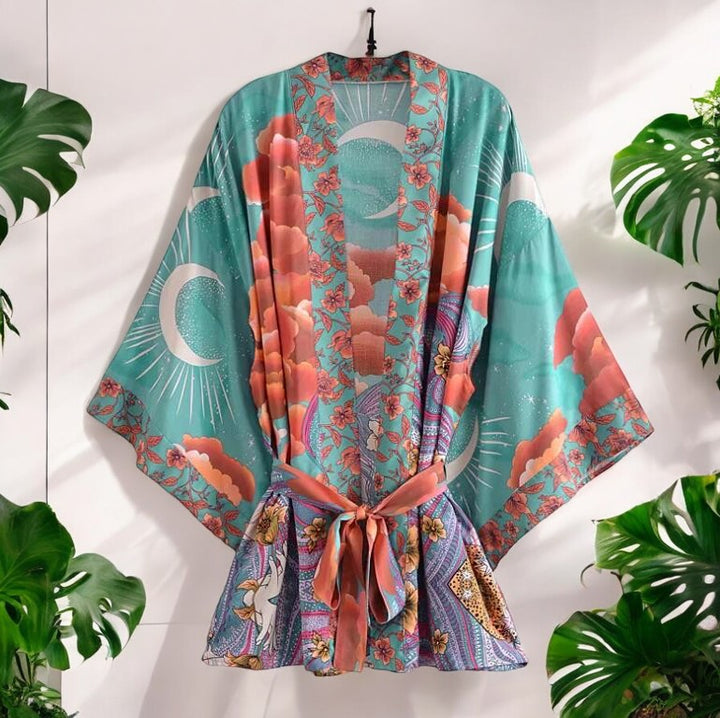 Ethereal Moon | Celestial Kimono - Thalita