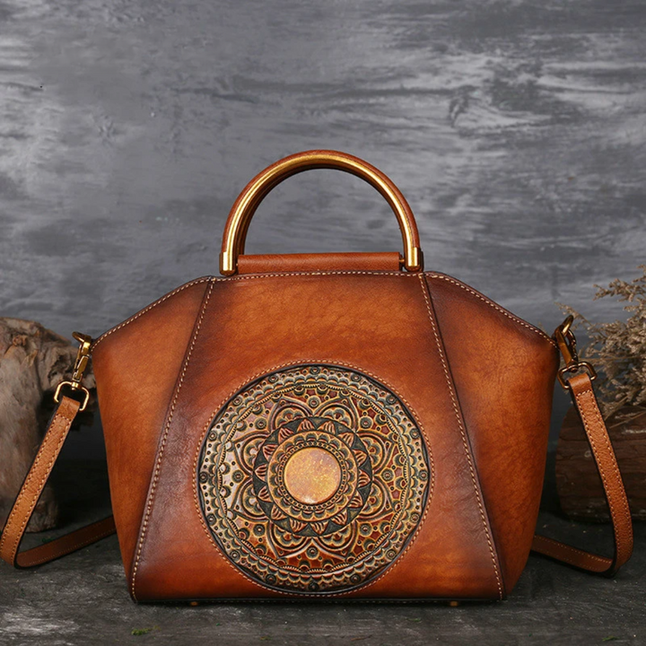 Blissful Mandala | Exquisite Leather Bag