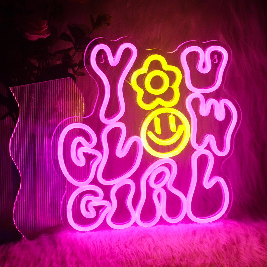 You Glow Girl | Charmig Neonskylt - Thalita